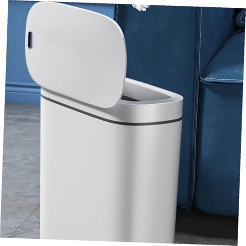 Caneca de Basura Blanca SEWACC 14 L con Tapa Sensor Táctil miniatura 6