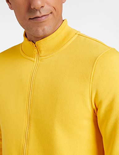 Image of Amazon Brand - Symbol Men Cotton Blend High Neck Zipper Sweatshirt (Available in Plus Sizes)