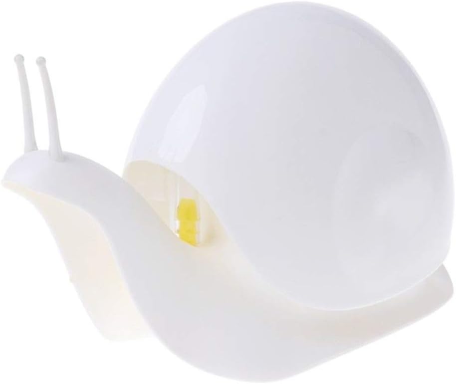 Cute Snail Soap Dispenser for Kitchen Bathroom etc. (120ML) (White)