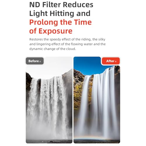 Filtro ND de 4 piezas para AcePro2 control de desenfoque de movimiento en exteriores 4