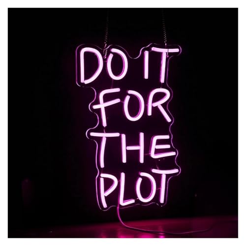 Néon LED décoratif Do it for the plot à intensité variable USB - 3