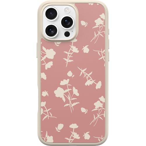 Image of OtterBox iPhone 16 Pro Max Symmetry Series Case - Pink Petals - Ultra-Thin, Sleek iPhone Case, Aesthetic & Cute Floral iPhone Case