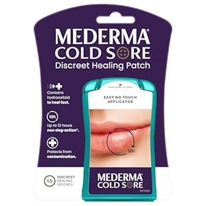 Mederma Fever Blister Discreet Healing Patch – A Patch That Protects and Conceals Cold Sores – 15 Count