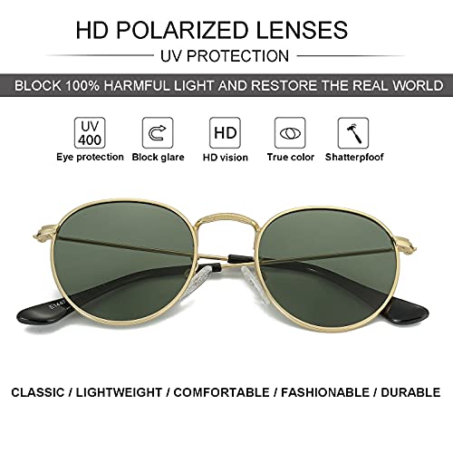 Image of Kids Polarized Sunglasses Classic Metal Frame for Baby Boys Girls Age 0-18