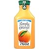 Simply Orange Juice Calcium Bottle, 76 oz bottle
