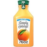 Simply Orange Juice Calcium Bottle, 76 oz bottle