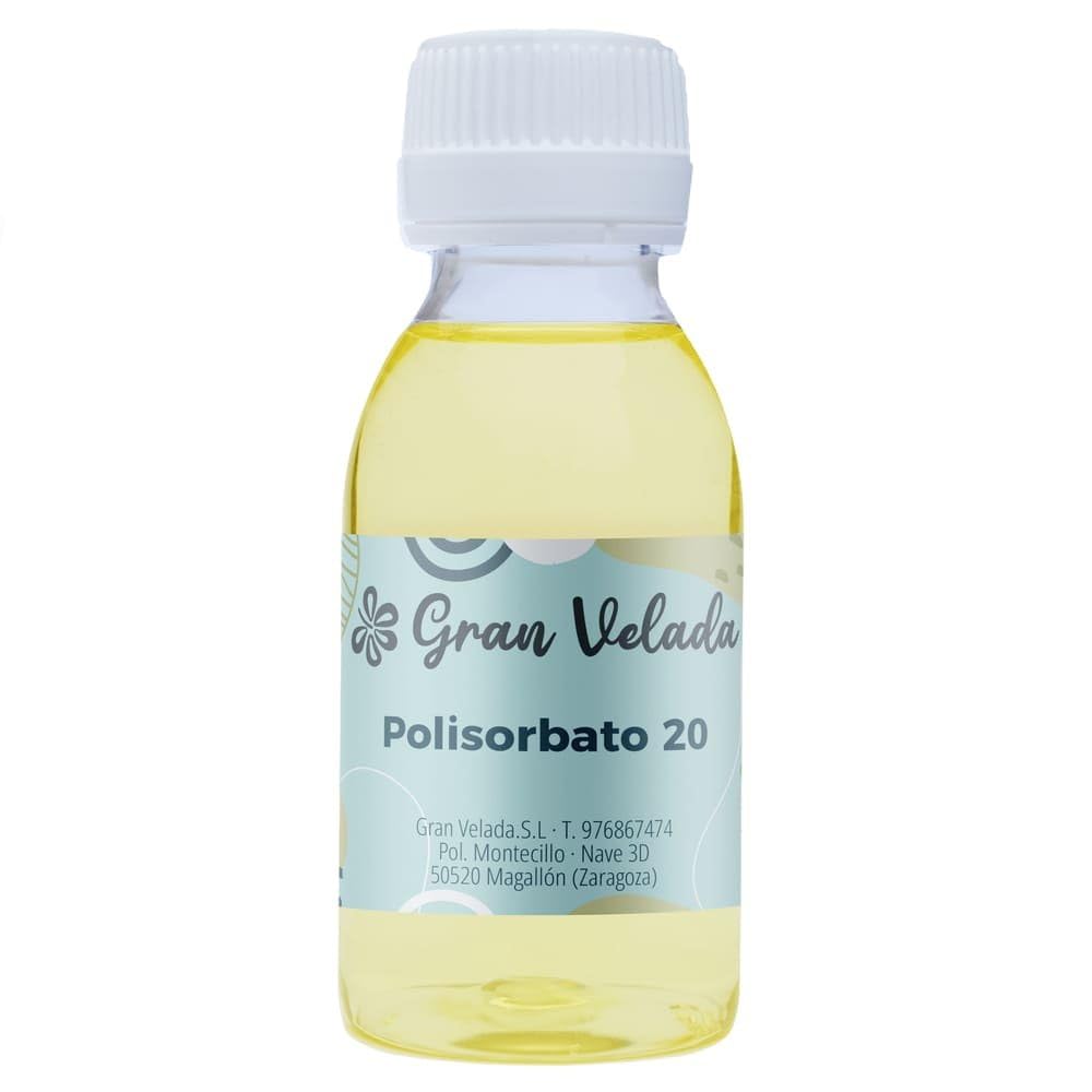 Gran Velada - Polisorbat 20 Płyn 1000 g | Ko-emulgator O/W i Solubilizator do perfum i olejków | Nawilżacz do kosmetyków w domu | Idealny do kremów, aerozoli i odświeżaczy powietrza