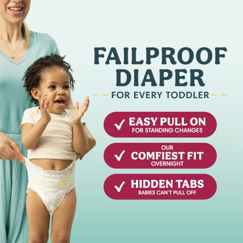 Image of Pampers Swaddlers 360 Pull-On Diapers, Size 7, 40 Count for up to 100% Leakproof Skin Protection and Easy Changes
