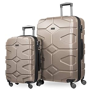 HAUPTSTADTKOFFER Luggage Set, Gold, Set of 2