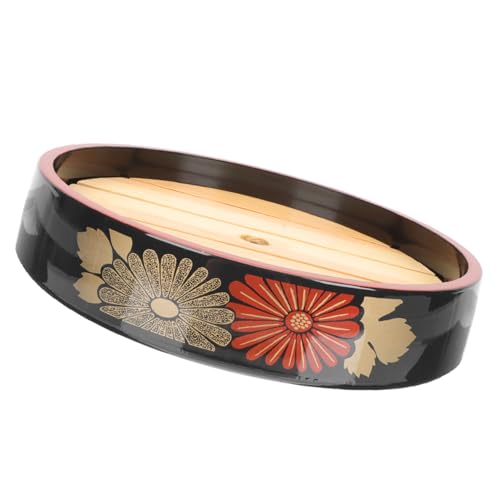 ibasenice Plato para Sushi Reutilizable Redondo 24.5 cm miniatura 1