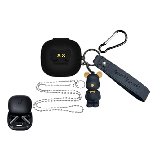 Anker Soundcore Liberty 4 Pro�p �P�[�X ���� ���C�����X �C���z���P�[�X �J�o�[ �����[�d�\ �C���z���J�o�[ �����h�~ �L�Y�h�~ �ϏՌ� �h�� �h�o �y�� �V���R�� �ی�P�[�X �J���r�i�t�� Anker Soundcore