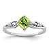 Srebro wysokiej próby 925 diament zielony perydot poduszka obrączka kamień szlachetny biżuteria dla kobiet prezenty dla niej e srebro wysokiej próby, 9, colore: biały, cod. 6233814723950367284