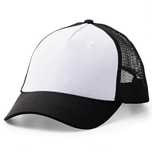 Cricut Trucker Hat Blank pack de 3 casquettes blanches ajustables pour Hat Press