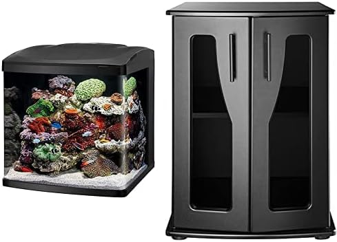 Coralife LED BioCube Aquarium Fish Tank Kit, 32 Gallon with Stand Bundle