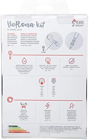 TATAY Kit Alcachofa Ducha Verona con Soporte y Manguera 1.5M ...