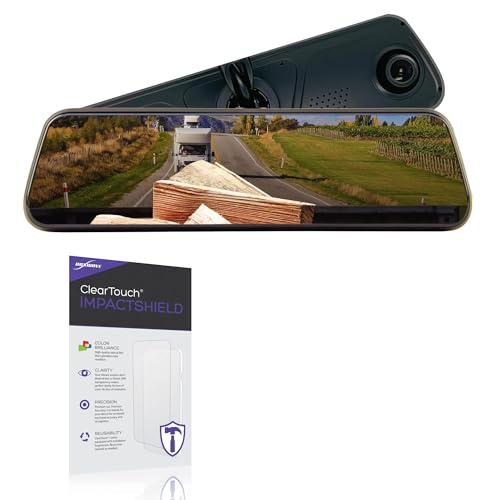 BoxWave Screen Protector Compatible With Brandmotion FullVUE Mirror and Camera System (9.66 in) - ClearTouch ImpactShield (2-Pack), Impenetrable Screen Protector Flexible Film