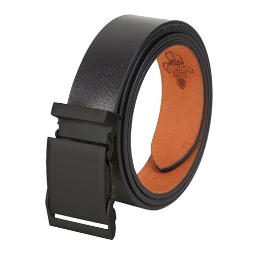 Image of ZORO Genuine Leather Belt for Men | Formal /Casual | Black