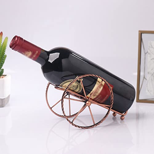 Soporte para botellas de vino de metal 12x11x19 cm miniatura 7