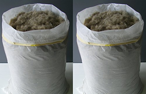 Preisvergleich Produktbild Hanf Stopfwolle 10 kg Dämmstoff Dämmhanf Wärmedämmung Isolation