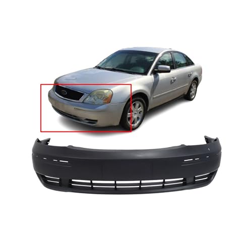 Image of FitParts Compatible with Ford Five Hundred 2005-2006 Front Bumper Cover | Primed, Sedan, Ready to Paint, OEM 5G1Z17D957AAC, FO1000578