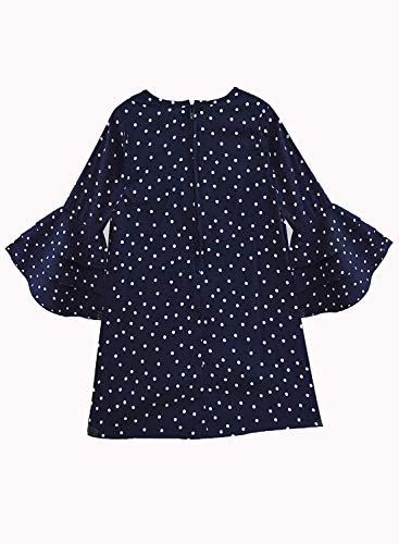 Image of A.T.U.N. (ALL THINGS UBER NICE) Girls Cotton A-Line Knee Length Long Sleeve Casual Dress