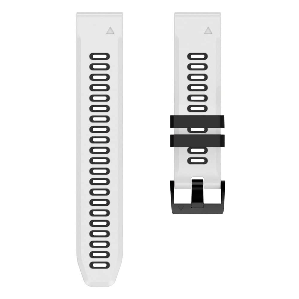 Fleshy Leaf 22mm Two Color Bracelet Strap Compatible for Garmin Fenix 7, 6, 6 Pro, 5, 5 Plus, Approach S60, S62 - Image 4
