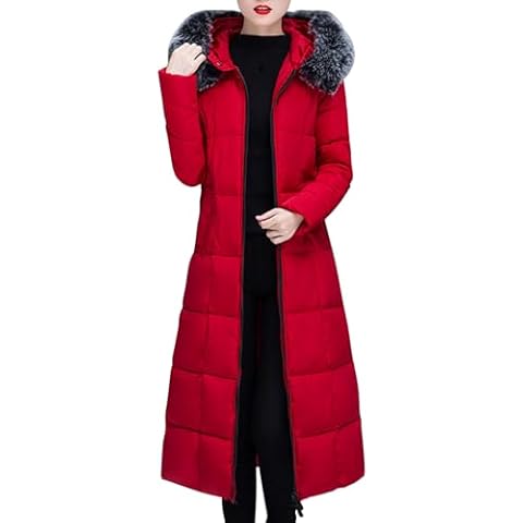Women’s Faux Fur Hooded Down Jacket Cover