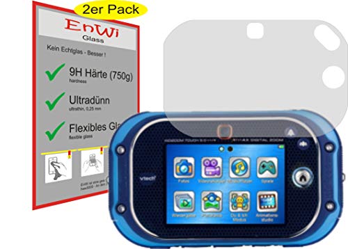 EnWi | 2X Extrem harte 9H Display-Schutz-Folie für Vtech Kidizoom Touch...