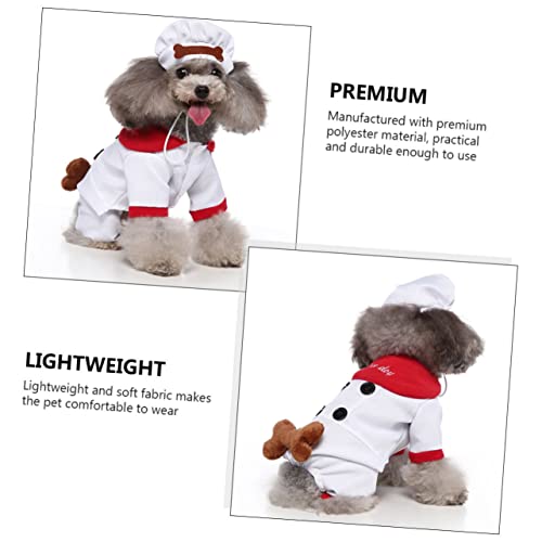 Disfraz LIOOBO para perro Halloween talla S blanco miniatura 6