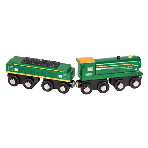 Battat BT2708Z Houten Locomotieven & Vrachtwagens 6 stks Set,Blauw - Image 5
