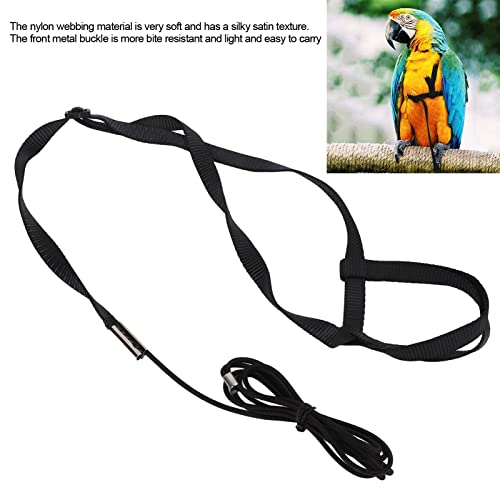 Bird Training Harness and Leash Set, Adjustable Rope for Large Medium Macaw Budgerigar, Cockatoo, African Grey Parrots - Image 4