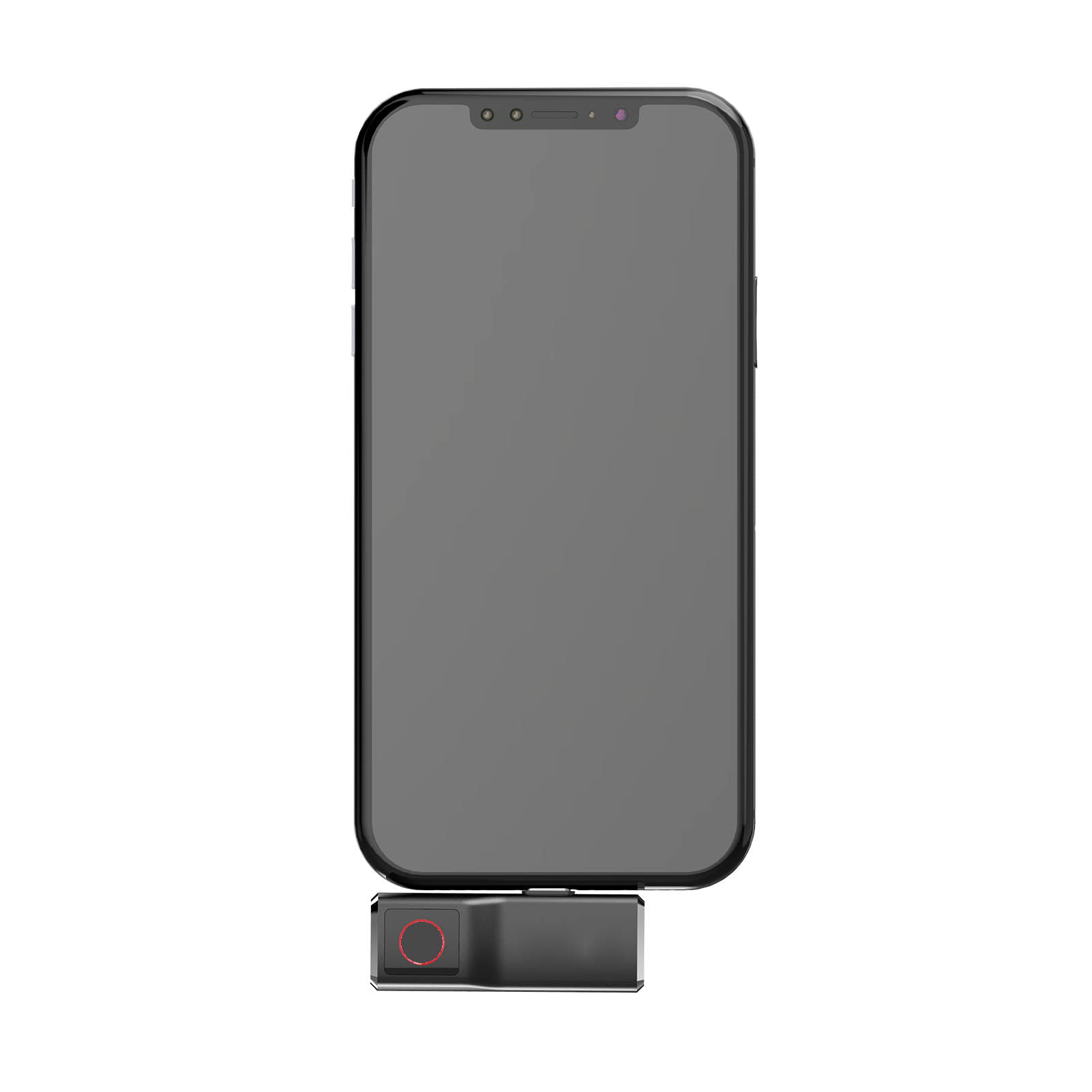 AAGAZA Smartphone Thermal Imaging Camera, High Photo Smartphone Thermal Imaging Camera Real Time Measurement for HVAC Silver/828 (Color : Dark Grey, Size : iOS)