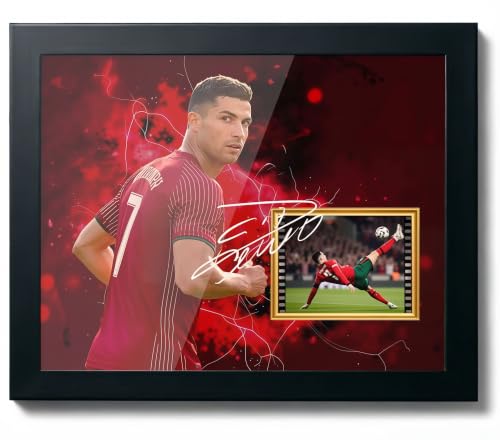 Xekamlzi Football Star Signature Framed Photo Frame 11x9 inches.