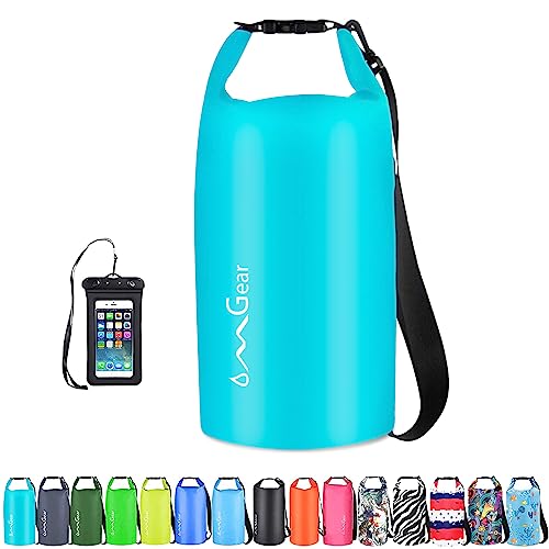 Image of OMGear Waterproof Dry Bag Backpack Phone Pouch 40L /30L /20L /10L /5L Floating Dry Sack for Kayaking Boating Outdoors Activities