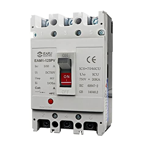 DC MCCB 3P 750V 400A disjoncteur boîtier moulé pour installation solaire photovoltaïque PV