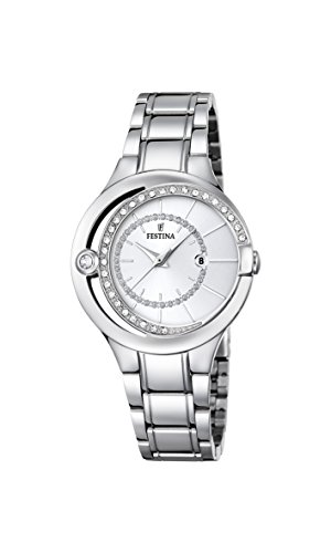 Preisvergleich Produktbild Festina Damen Analog Quarz Uhr mit Edelstahl Armband F16947 / 1