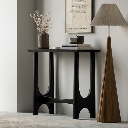 Mesa de pasillo estrecha para decorar el recibidor de tu salón 2