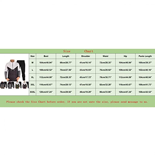 Dreamyth Men's Casual Tracksuits,2 Piece Full Zip Athletic Hoodie Tracksuit And Jogger Pants Sports Sweatsuit Set #TOP6