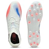 PUMA Buty piłkarskie uniseks Future 8 Pro Mg, Puma Biały PUMA Czarny Świecący Czerwony, 42 EU