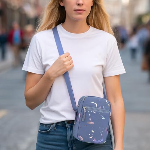 Crossbody Bag Phone Pouch for Women,Canvas Shoulder Bag Purse Cute Handbags Phone Pouch for Travel & Daily Use2