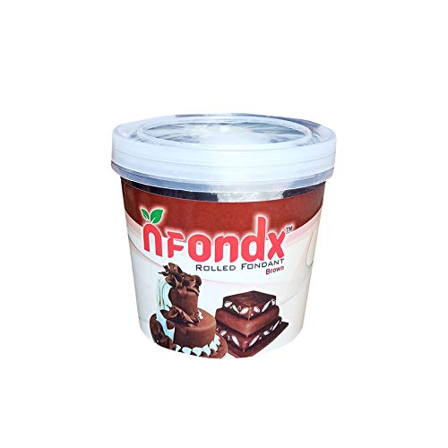 Ornima Nfondx Fondant/Sugarpaste (Brown) - Chocolate - 1KG (Turkish Technology)