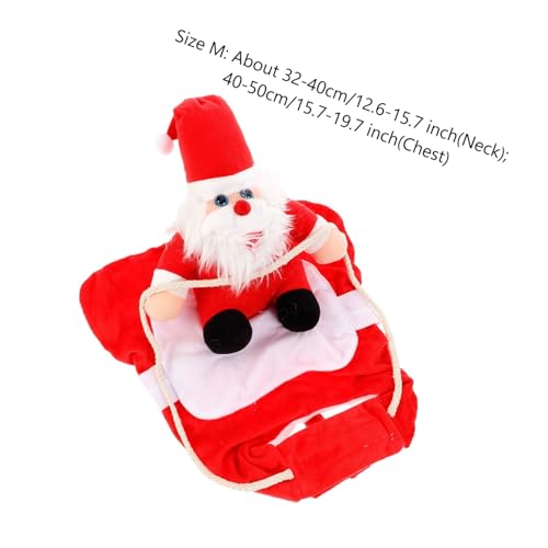 Disfraz para perros Santa Claus M rojo miniatura 2