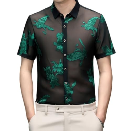Chemise en crochet pour homme fine pour éviter la chaleur tout en restant élégant