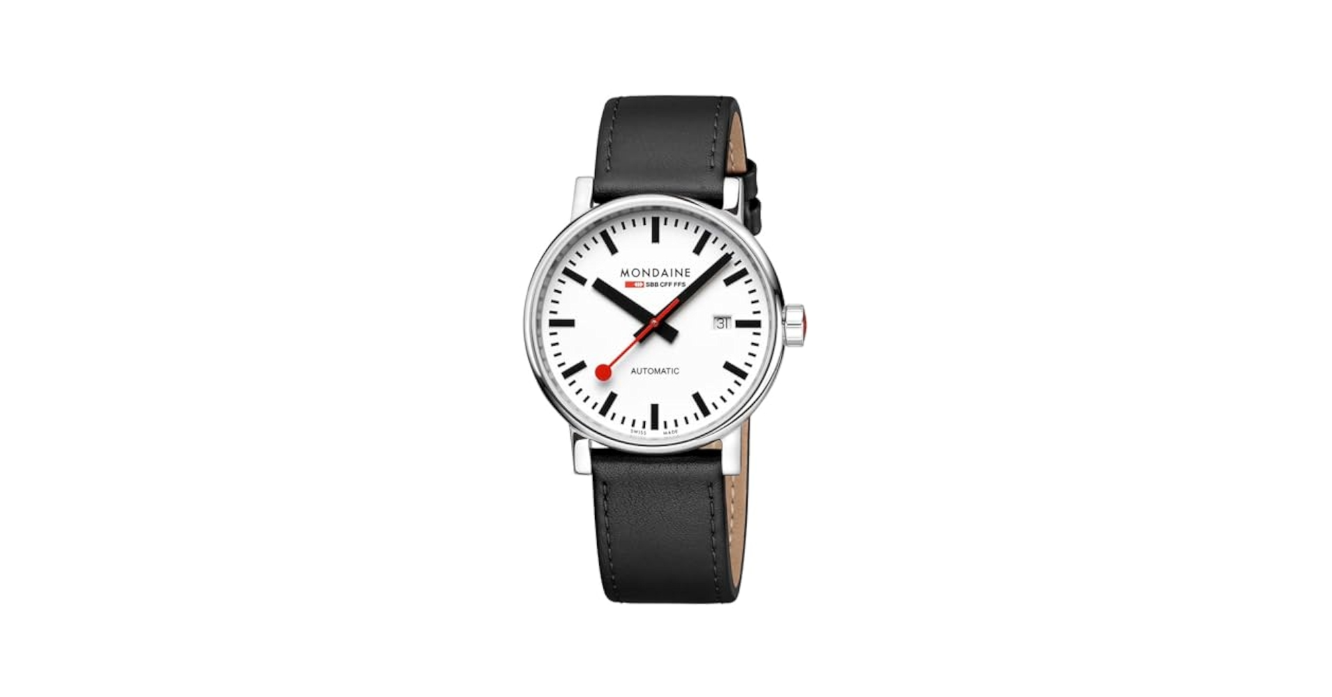 Amazon.com: Mondaine Evo2 Automatic - Black Strap - MSE
