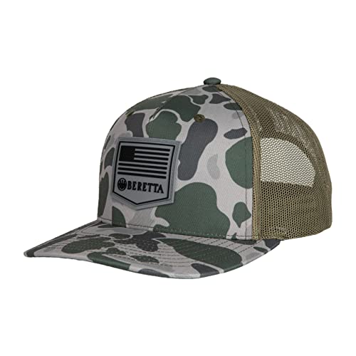 Image of Beretta Men's PM Trucker Breathable Baseball Cap | Lightweight Outdoor Casual, with Adjustable Snapback