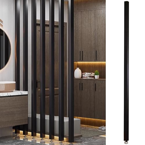 �՗��� �p�[�e�[�V���� �ؐ��̕ǒ��̕����d�؂�A �J�X�^�}�C�Y���ꂽ�ǂ̎d�؂�̕����̎d�؂�A������V��܂ł̖ؐ��̃X���b�g�A �x�b�h/���r���O���[��/�L���[�r�N���̑���(Black,230cm(7.5ft))