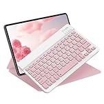 Bluetooth Keyboard for iPad 10th Generation, iPad Pro 13/12/11/10/9/8/7 inch, iPad Air 13/11th Gen, iPad mini, Samsung Tablets, etc. - Slim Wireless Portable Travel Office Computer Accessories