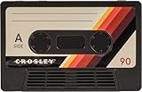 Crosley CR3045BK-CS Cassette Tape Portable Wireless Bluetooth Speaker, Classic Black