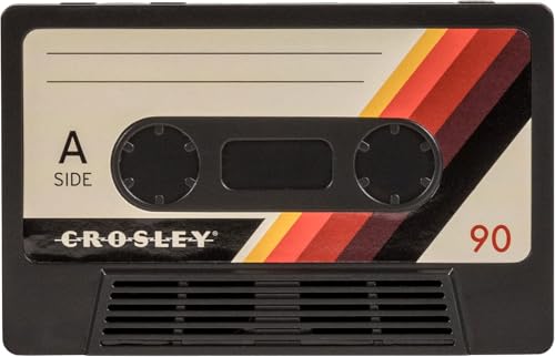 Crosley CR3045BK-CS Cassette Tape Portable Wireless Bluetooth Speaker Classic Black