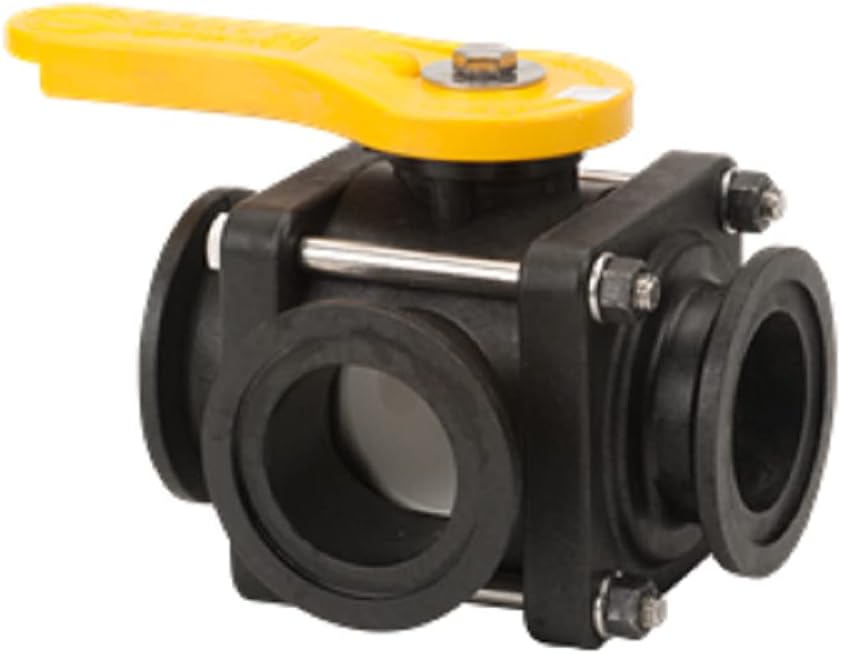 Banjo MV220SL 2-inch 3-Way Side Load Manifold Valve, angled view